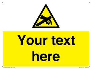 Custom Anti-Static Warning Sign